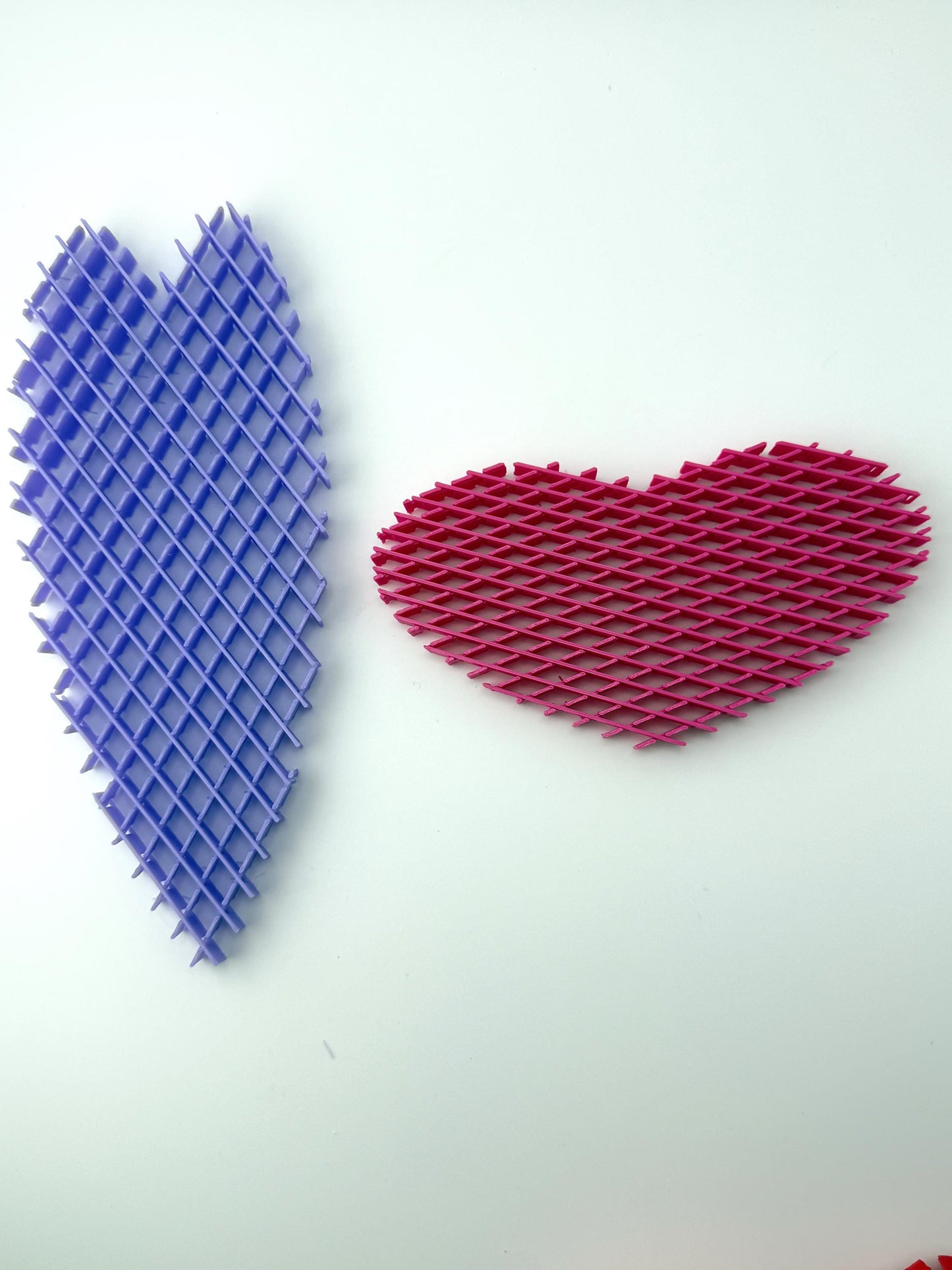 Flexi Fidget Hearts - Light Pink, Pink, Purple, Red