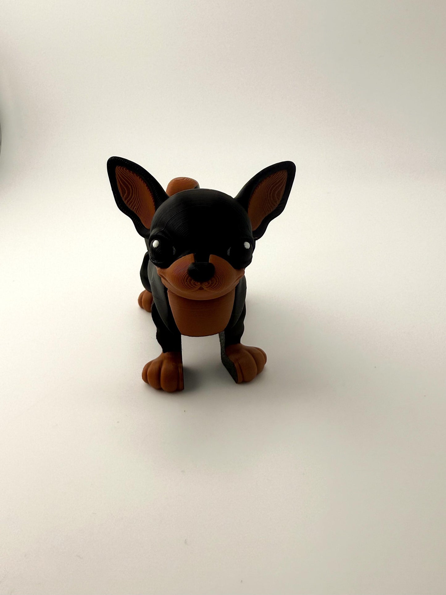 Cute Fidget Toy Chihuahua, Articulated 3D Printed Dog for Stress Relief and Play, Perfect Gift for Dog Lovers