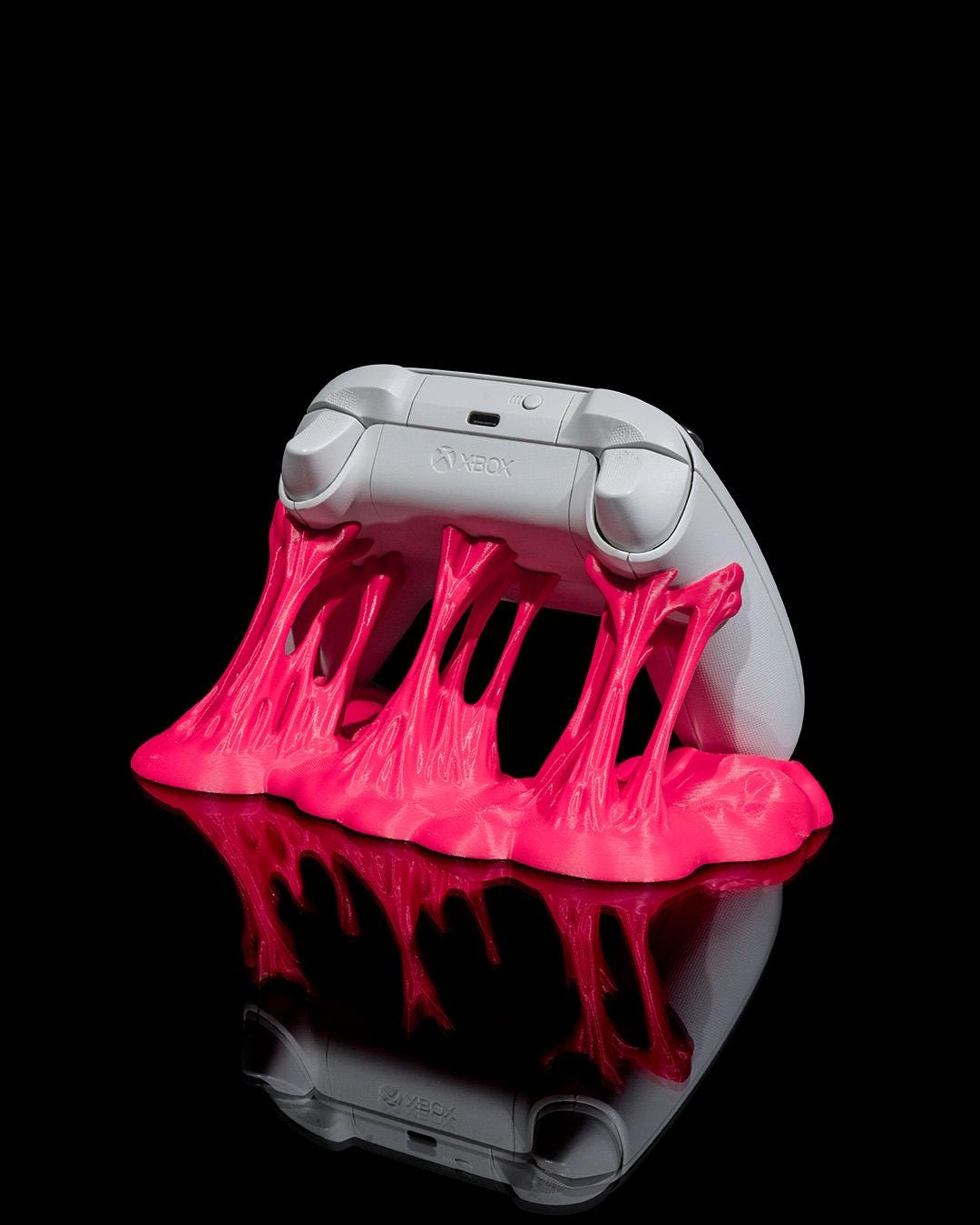 Custom Slime Controller Stand, Fun 3D-Printed Holder for Xbox/PlayStation, Perfect Gift for Gamers and Desk Organization