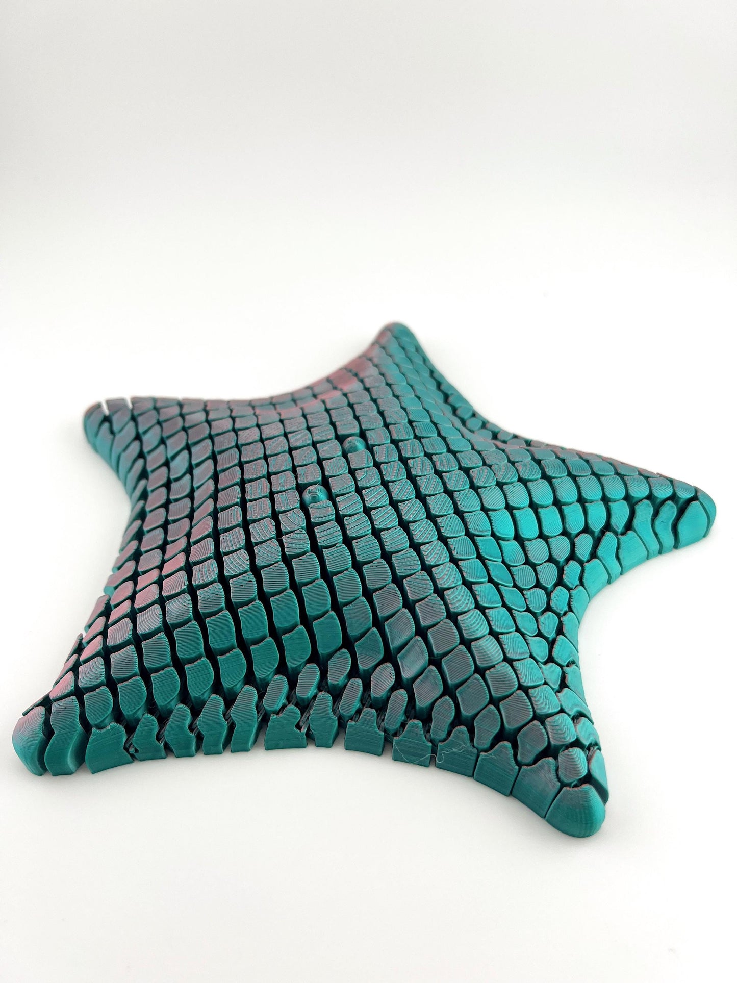 Oceanic Zen 3D Printed Starfish Fidget Toy - Blue/Pink, Stress Relief & Focus Aid, Perfect Ocean-Themed Gift for All Ages