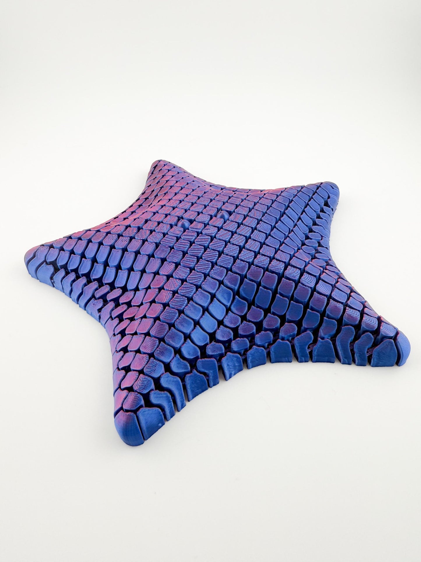 Oceanic Zen 3D Printed Starfish Fidget Toy - Blue/Purple, Stress Relief & Focus Aid, Perfect Ocean-Themed Gift for All Ages