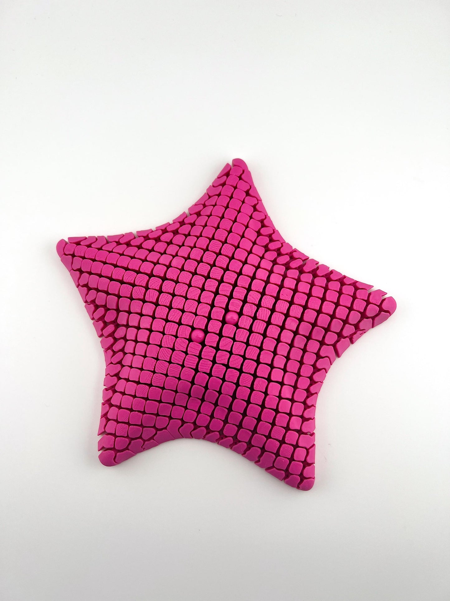 Oceanic Zen 3D Printed Starfish Fidget Toy - (Blue, Yellow, Pink, Green), Stress Relief & Focus Aid, Perfect Ocean-Themed Gift for All Ages