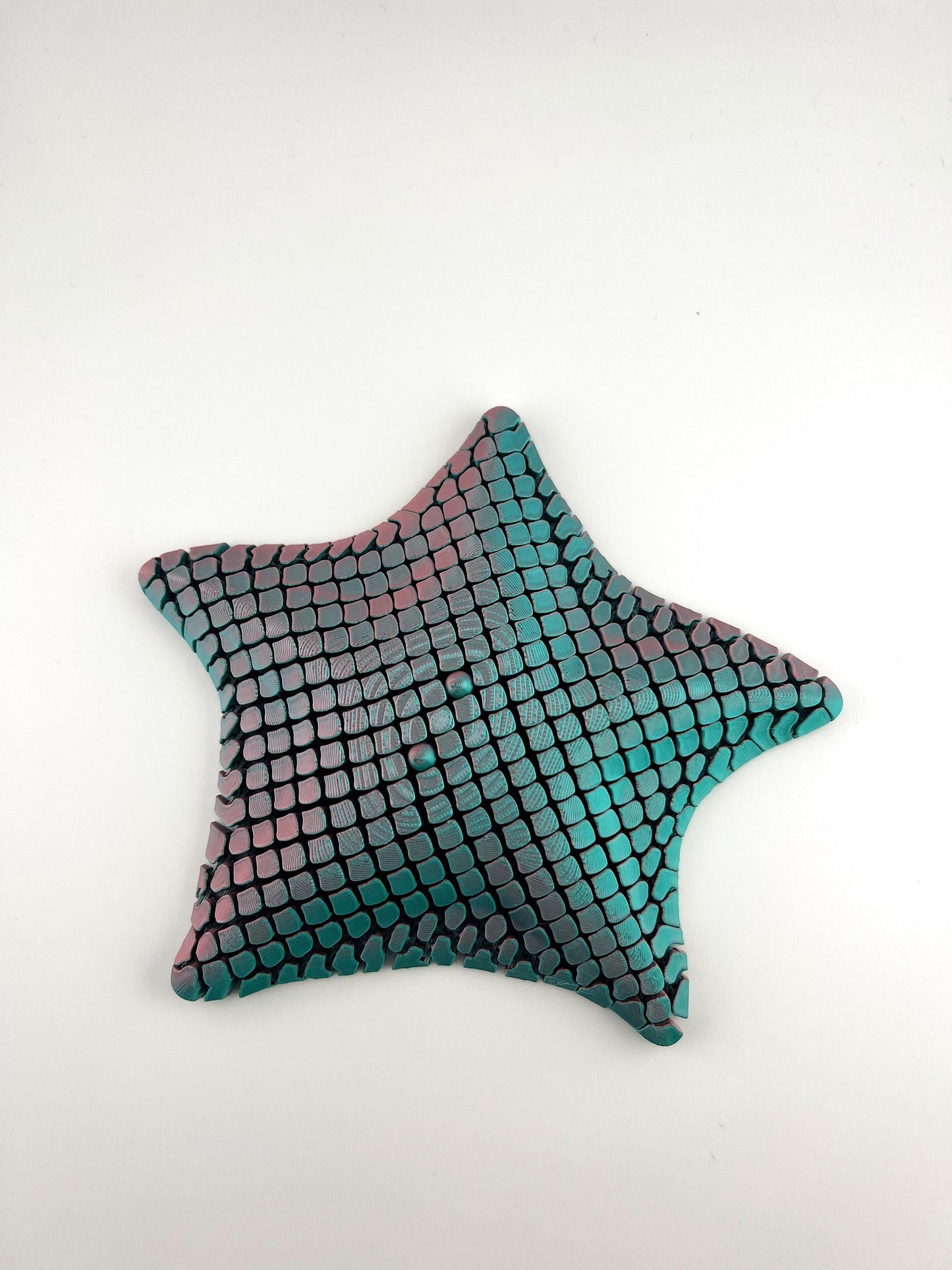 Oceanic Zen 3D Printed Starfish Fidget Toy - Blue/Pink, Stress Relief & Focus Aid, Perfect Ocean-Themed Gift for All Ages