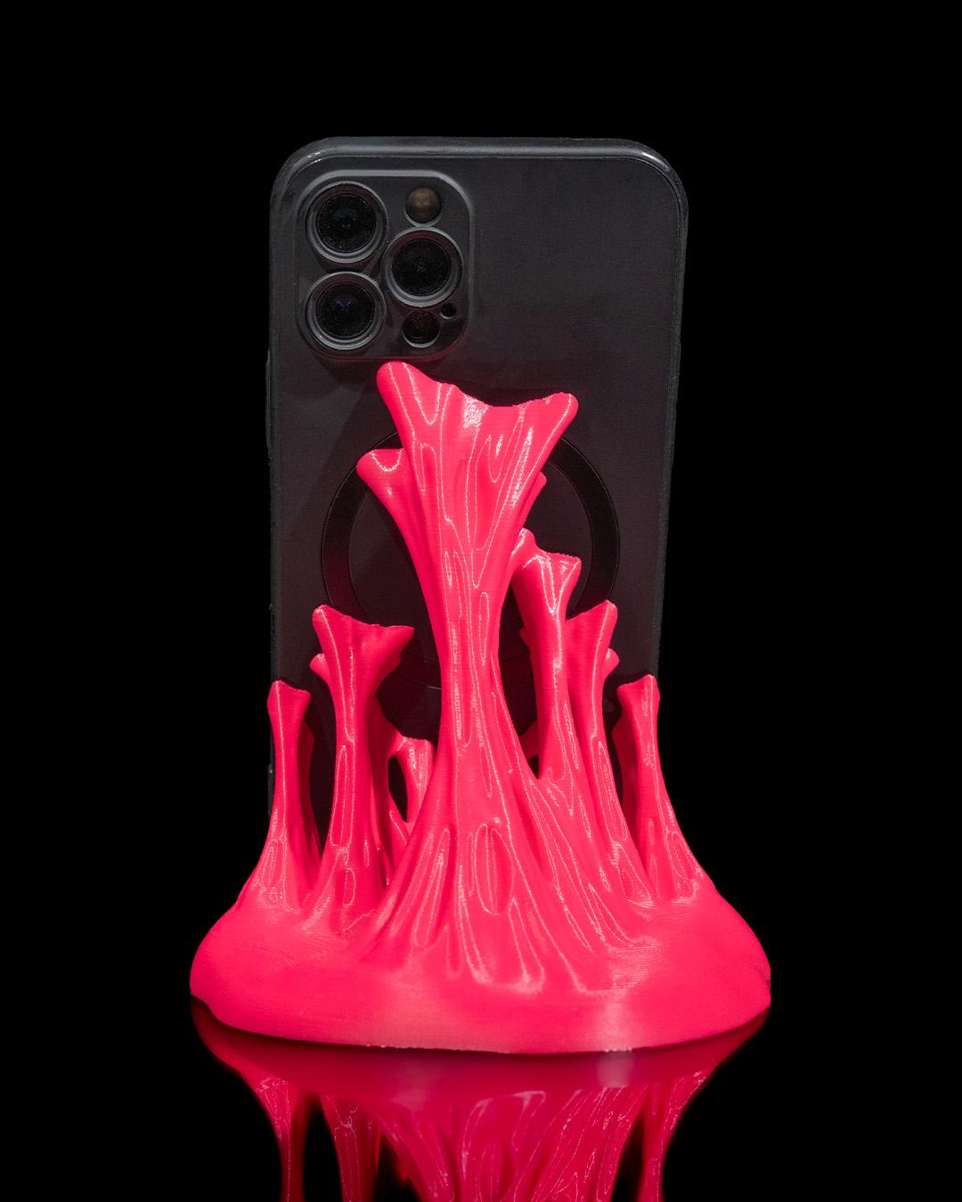 Slime Phone Holder - Fun 3D Printed Stand with Unique Slime Design, Functional Phone Support Perfect for Any Space