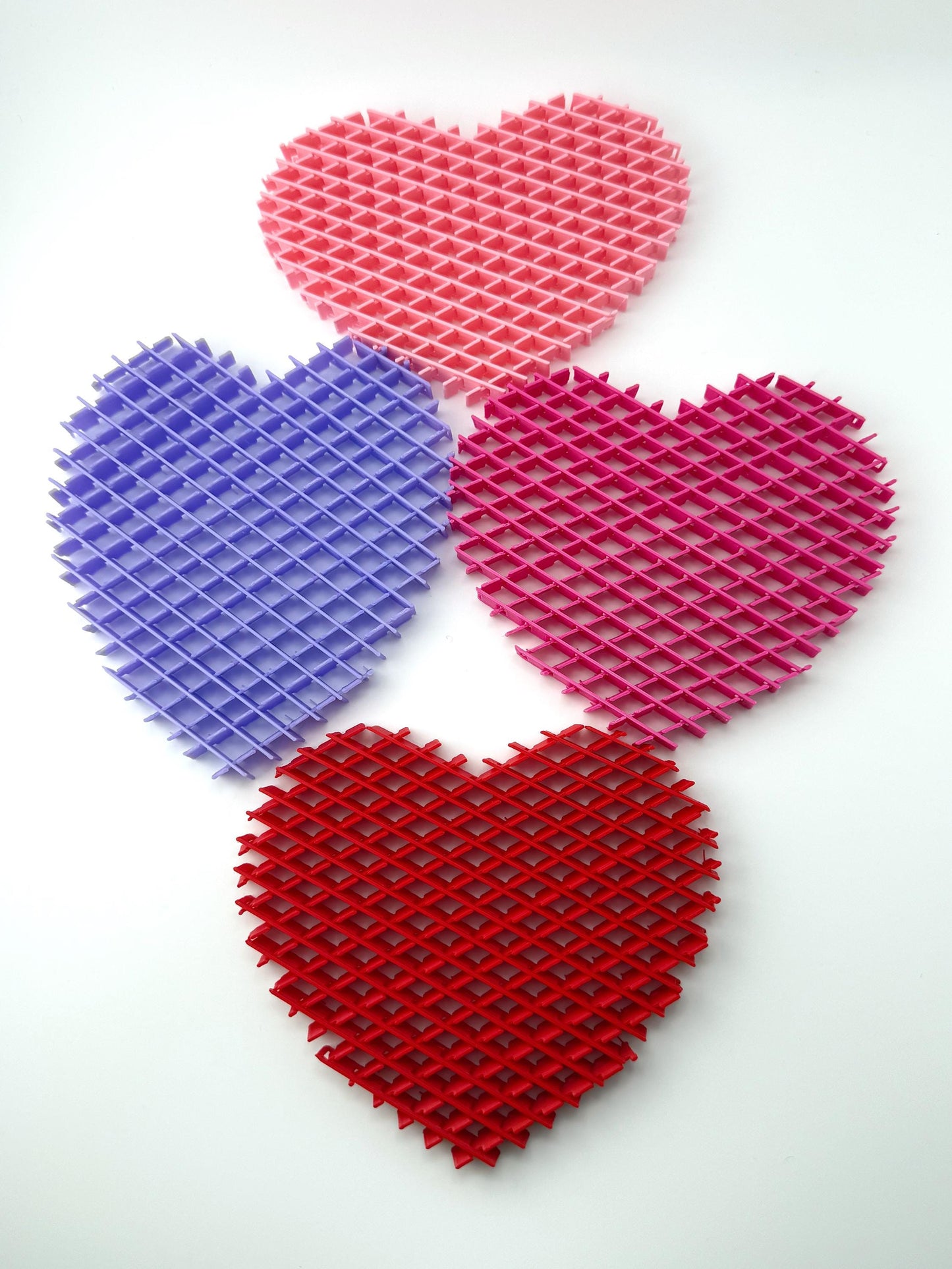 Flexi Fidget Hearts - Light Pink, Pink, Purple, Red
